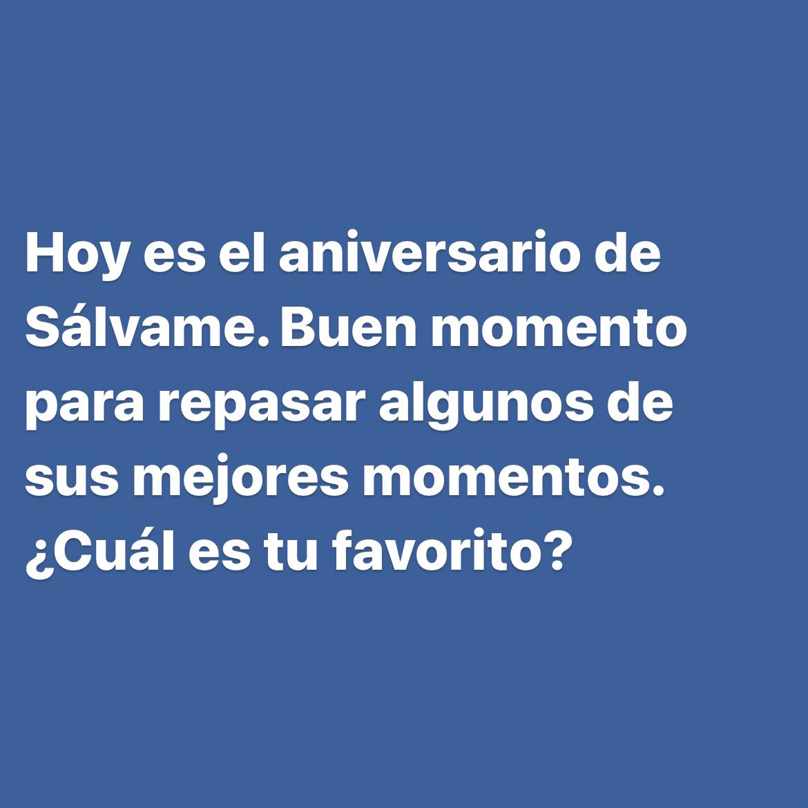 Hoy es el aniversario de <a href="/salvameoficial/">Sálvame Oficial</a>. Abro hilo con algunos de los mejores momentos.