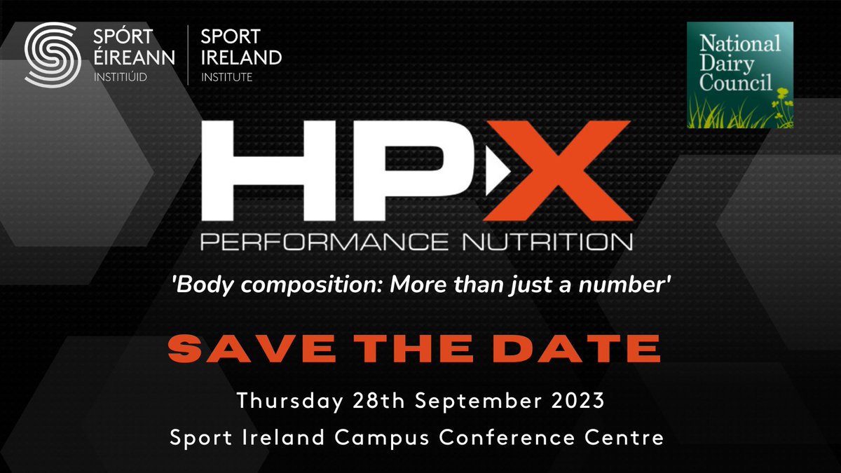 Save the date for the HPX performance nutrition conference this September.   

The focus this year is on "body composition: more than just a number". A hot topic that gets a lot of air time in sport. 

Registration to follow in early May
