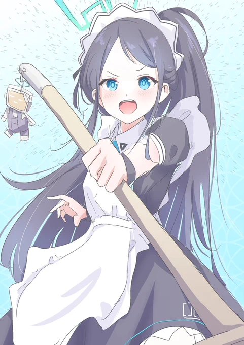 お掃除クエストスタートです!! #ブルアカ
