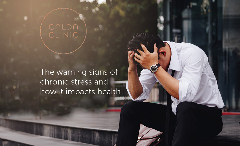 Stress is now accepted as the price for success in the workplace and all aspects of life. Dr Claudia Elsig's latest blog explores the warning signs of chronic stress and how it affects health. bit.ly/3HkWTOO  #StressAwarenessMonth #chronicstress #caldaclinic #thecaldaway