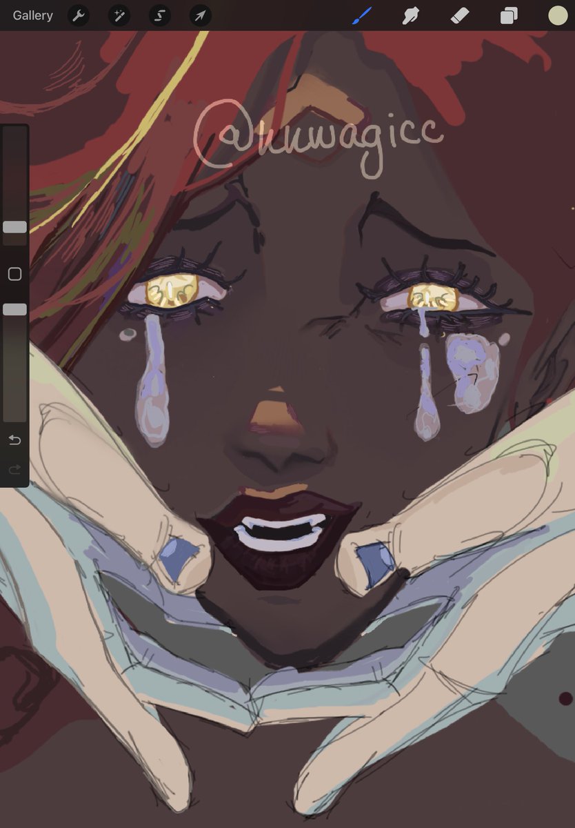 kkwagicc's tweet photo. WIP of my oc Zelanthia

I need to actually complete what I start fr but man, procrastination is addictive 

#BlackTwitter #AuthorsOfTwitter #artist #poc #DigitalArtist #Expression #wipart #procreateart #artmoots https://t.co/IroYlbQYpZ