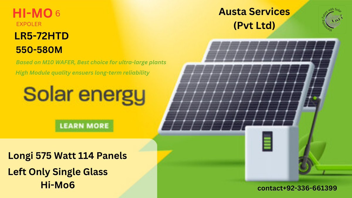 AustaPvtLtd's tweet image. 𝐋𝐨𝐧𝐠𝐢𝐞 𝟓𝟕𝟓 𝐖𝐚𝐭𝐭 𝟏𝟏𝟒 𝐏𝐚𝐧𝐞𝐥𝐬 𝐋𝐞𝐟𝐭 𝐎𝐧𝐥𝐲 𝐒𝐢𝐧𝐠𝐥𝐞 𝐆𝐥𝐚𝐬𝐬.
𝐇𝐢-𝐦𝐨𝟔
𝐂𝐎𝐍𝐓𝐀𝐂𝐓 𝐔𝐒 +𝟗𝟐𝟑𝟑𝟔𝟔𝟔𝟔𝟏𝟑𝟗𝟗
𝐢𝐧𝐟𝐨@𝐚𝐮𝐬𝐭𝐚.𝐜𝐨𝐦.𝐩𝐤
𝐰𝐰𝐰.𝐚𝐮𝐬𝐭𝐚.𝐜𝐨𝐦.𝐩𝐤
#solarelectricity #islamicreminders #solarenergy #ELECTRICITY