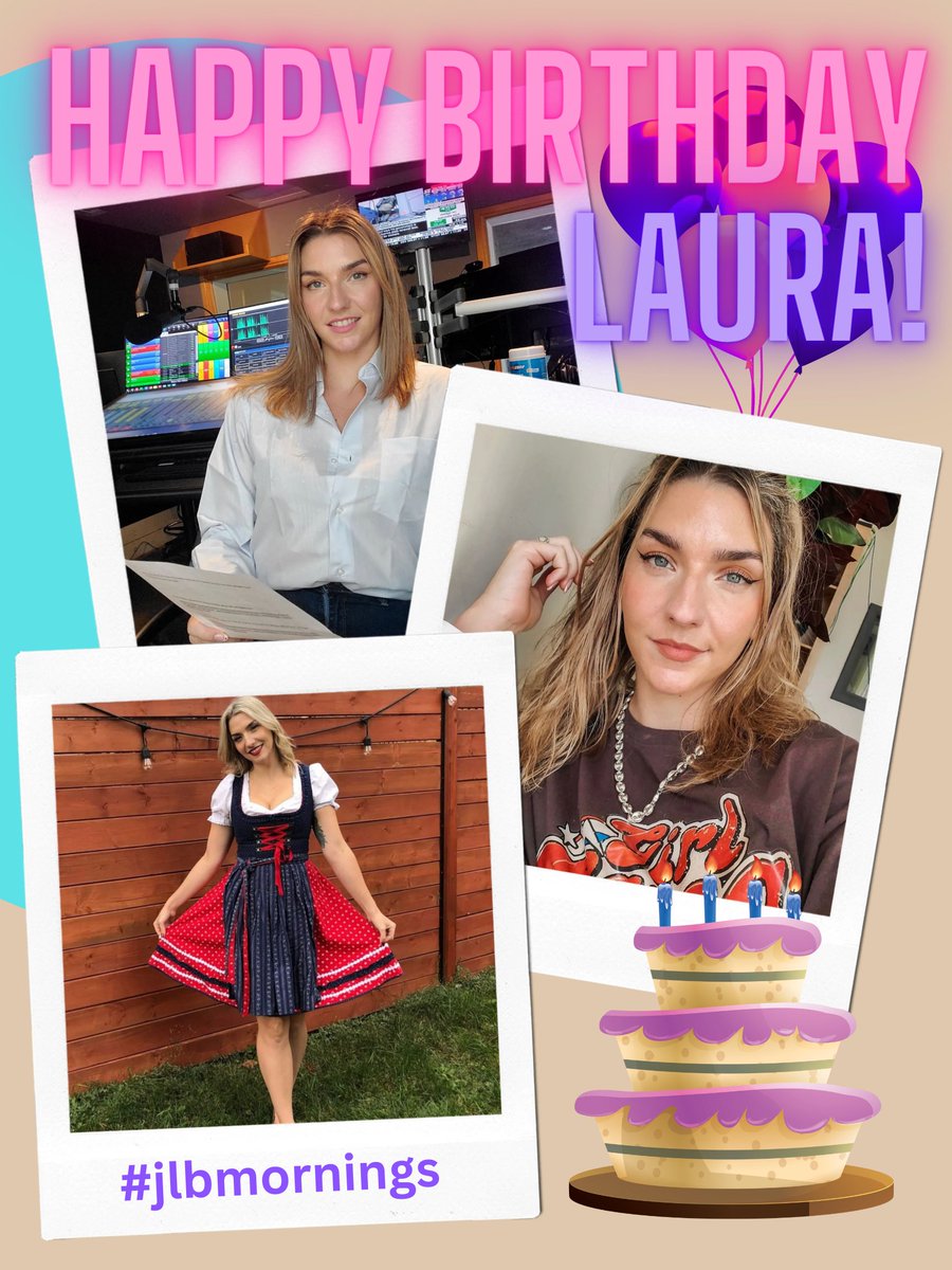 #JLBmornings: Happy Birthday <a href="/LauraGeddess/">Laura Geddes</a> Hope it's a great day. - Jeff and Benny