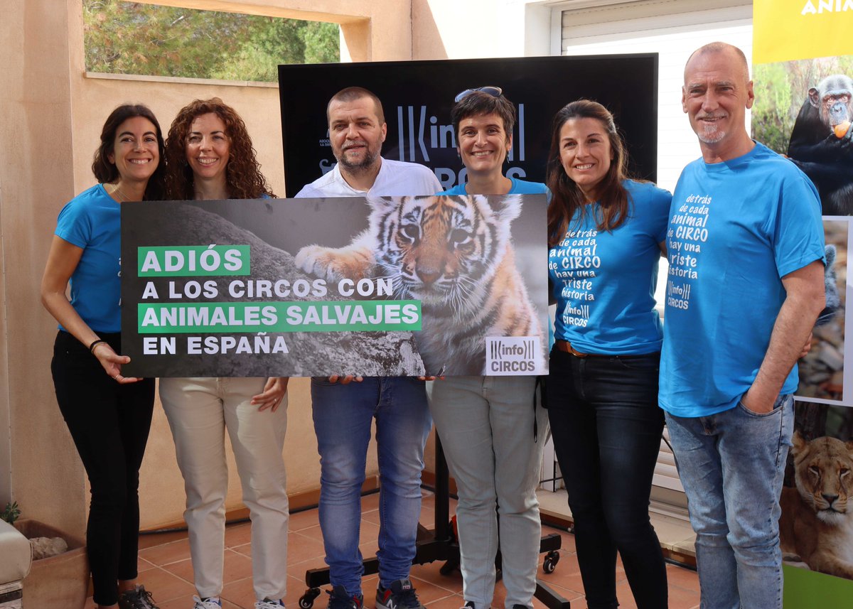 ¡Hoy es un día muy especial! 🙏Celebramos en nuestro centro de rescate AAP España, el fin de la coalición #InfoCircos de la que formamos parte junto con <a href="/FAADAorg/">FAADA</a>, <a href="/ANDA_Animales/">ANDA</a> y <a href="/AnimaNaturalis/">AnimaNaturalis</a>, el fin de los circos con animales salvajes y la visita de la <a href="/AnimalesGob/">D. G. Derechos Animales</a> 📷