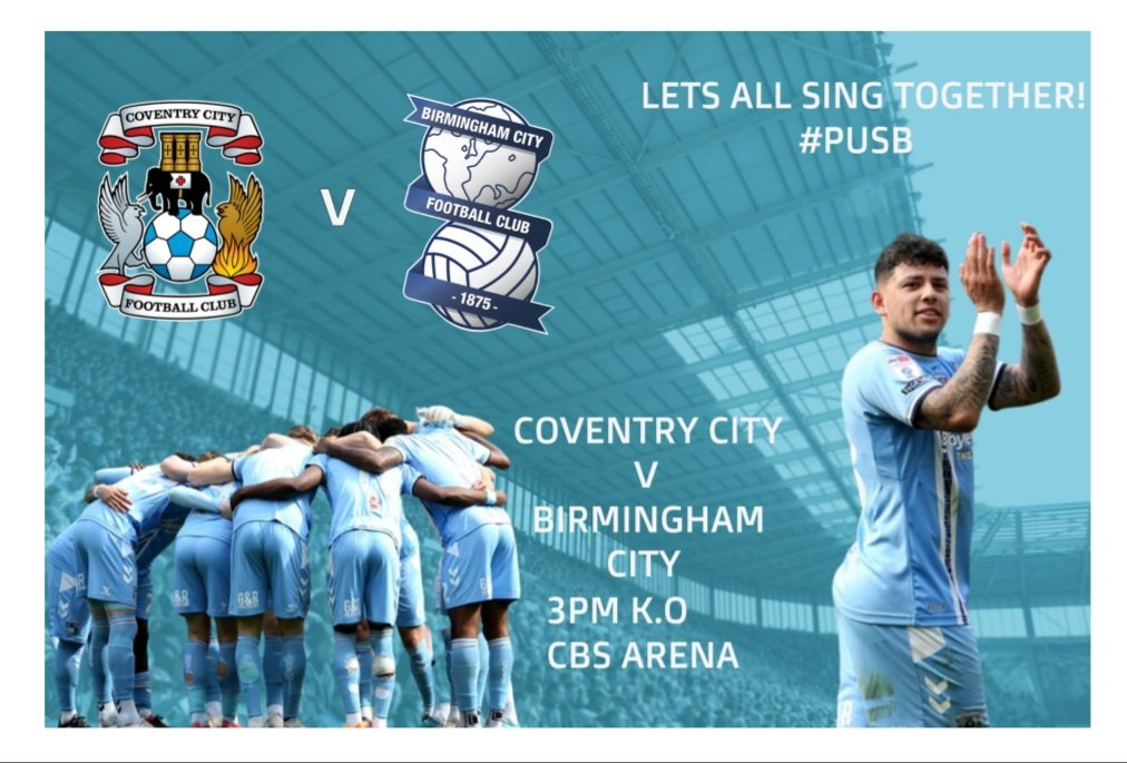 PUSB_CCFC's tweet image. @Coventry_City odds on using this edit for Saturday