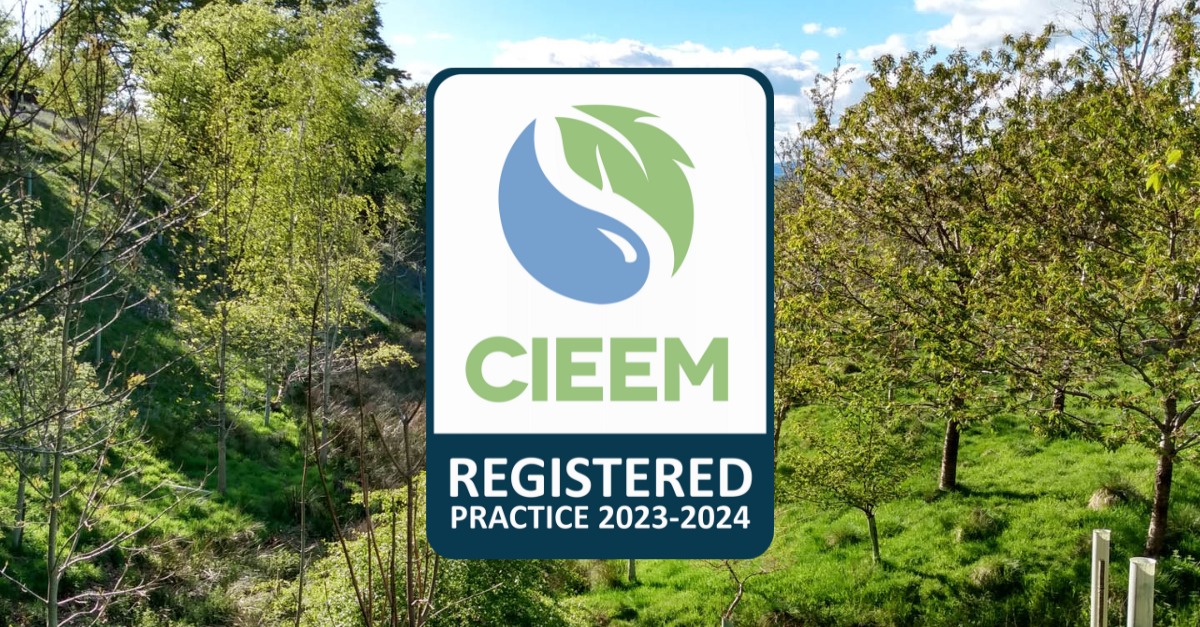 JBAConsulting's tweet photo. We are delighted to have retained our status as a @CIEEMnet Registered Practice, recognising the work of our teams to maintain the highest professional standards and the delivery of the best outcomes for #Biodiversity. https://t.co/SyIVwA2Wj3