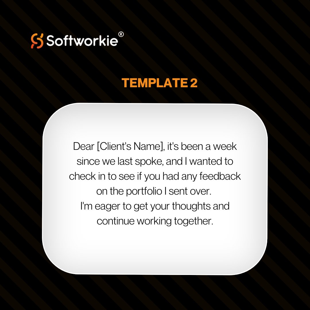 Softworkie's tweet photo. Template 2. Short and precise. https://t.co/nYKRAROccK