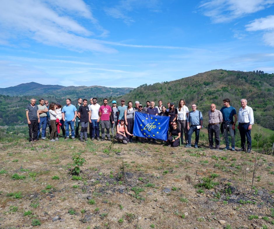 ¡Inicio de la visita de expertos a las cuencas mineras de #Asturias! 🔎🌳