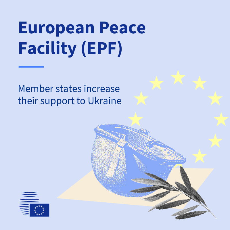 EUCouncil's tweet photo. EU countries agreed to help #Ukraine 🇺🇦 Armed Forces:

☑️ €1 billion: for donations of ammunition &amp; missiles

☑️ €1 billion: for joint procurement of ammunition &amp; missiles

Both funded via #EuropeanPeaceFacility

More ⬇️
https://t.co/ydcN0lRH5Q https://t.co/JnnmIeCGmI