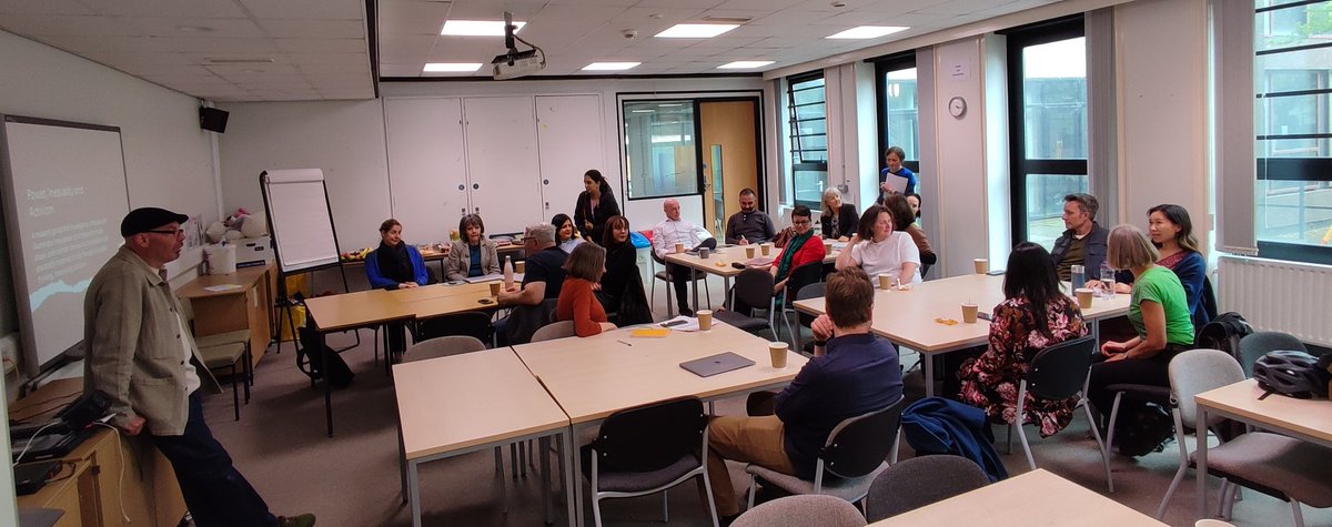 At the launch of the renewed Poverty Inequality and Activism research &amp; scholarship group <a href="/EducationUoM/">Manchester Institute of Education (MIE)</a> <a href="/OfficialUoM/">The University of Manchester</a>

With Corinne Squire, Carl Emery, Laura Black and Eric Burman leading the day's events.