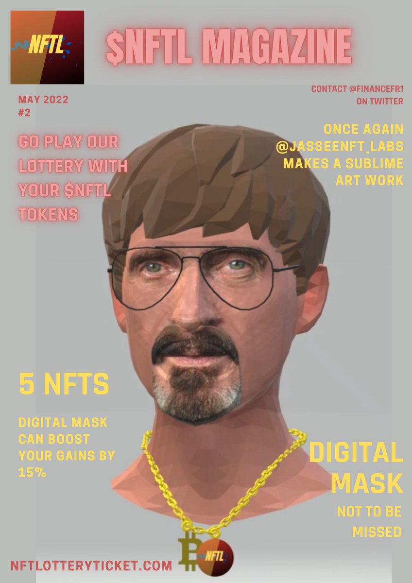 FinanceFr1's tweet photo. @Yapscrypto 
@kosto99 
@Dle_Lzzp 
@amiwins_ 
@MaddieEvanglie 
You win 100 $NFTL on #BSC :
Normal players 💫Share and contact me
⏱️1 week to claim
$NFTL soldiers win +10%  ✅Tokens sent
#NFTLotteryTicket holder x2 ✅Tokens sent
#Crypto contract :
0x81663d5149cADBbc48CF1a7F21b05719Ee1420A9 
REMEMBERS $NFTL Price was 0.000243
Now $NFTL 0.0019 to 0.0023
Where we will be in 1 year?
