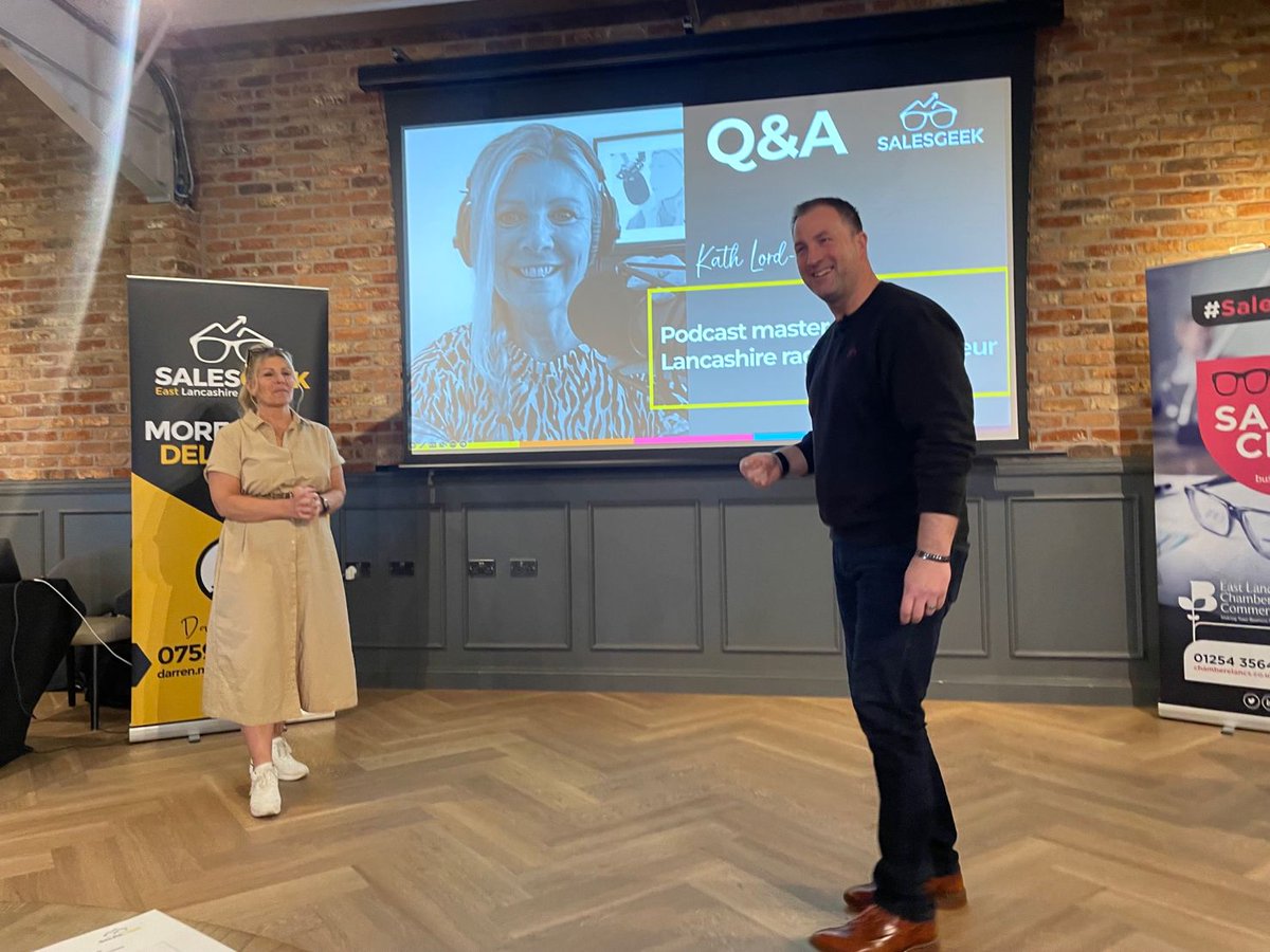 elancschamber's tweet photo. Todays #SalesClub in Partnership with @SalesGeekUK🤓was a great success. Hosted at @ASFCofficial.
We took a deep dive into Customer Excellence & enjoyed a live Q&A with Podcast Master Kath Lord-Green.
Thank you to everyone who joined us!
#chamberevents #salesgeek https://t.co/3zUa06L43X