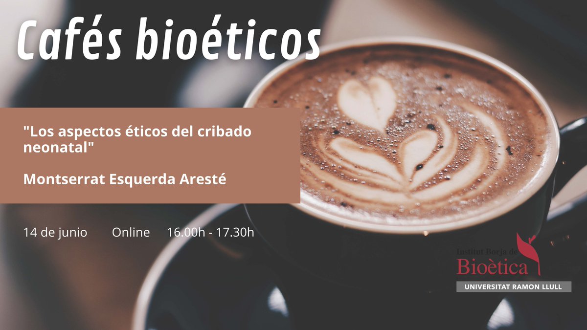 IBBioetica's tweet photo. 📢AGENDA 🟤Cafés Bioéticos
Propuesta #Bioética de diálogo y debate para #IBBAlumni
🗓️ 14 junio 🕓16.00h - 17.30h
📍 Campus virtual #BioeticaIBB
🔗https://t.co/zFZfvILnTY https://t.co/1bVcGMw6nQ