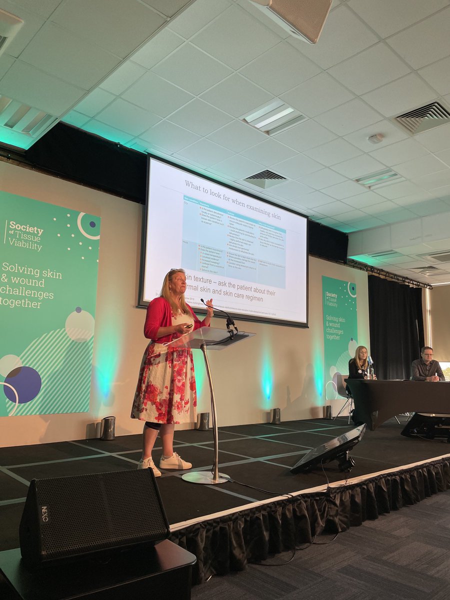 The fabulous ⁦<a href="/JacquiFletcher3/">Jacqui Fletcher</a>⁩ talking about skin tone considerations when assessing skin AND wounds. Thanks ⁦@3MUK⁩ for sponsoring this important symposium. #SoTV2023 ⁦<a href="/SoTV_UK/">Society of Tissue Viability</a>⁩