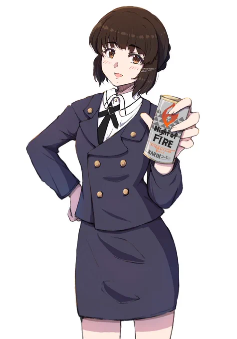 『後輩君、もう少しだから頑張ってね。はい、コーヒー。(*'ω`*)』妙高先輩からコーヒーを戴きました!#艦これ #妙高 