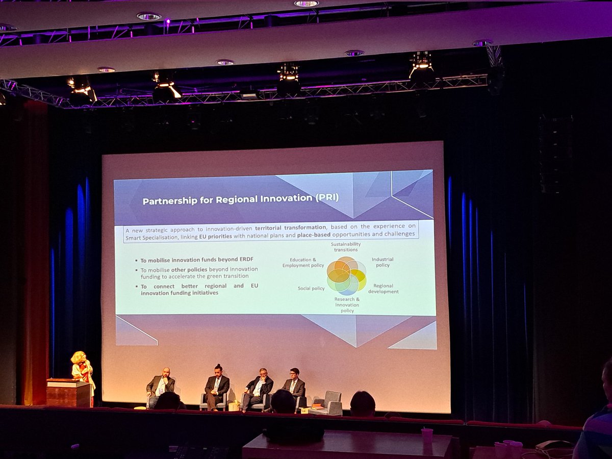 Discussion about policy instruments to support responsible and sustainable raw-material utlisation in Europe at #ClustersMeetRegions conference in Levi, Finland.