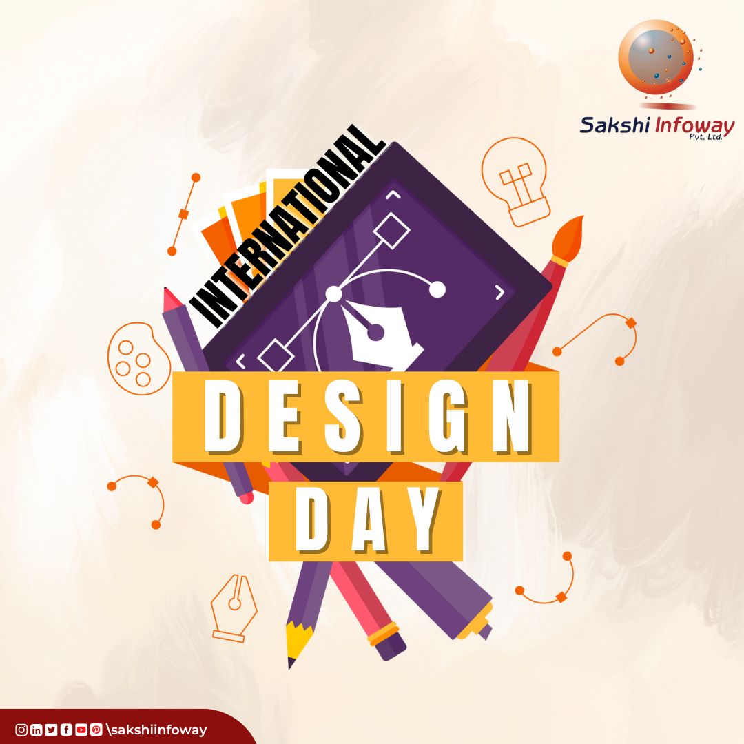 sakshiinfoway's tweet photo. From graphic design to industrial design, there are countless ways that design shapes our world. Today, we honor the creativity and innovation of designers everywhere. 
#DesignWorld #InternationalDesignDay #sakshiinfoway #webdesign #webdesignindia #Webdesign #sakshiinfoway https://t.co/TEwyAtmC1G