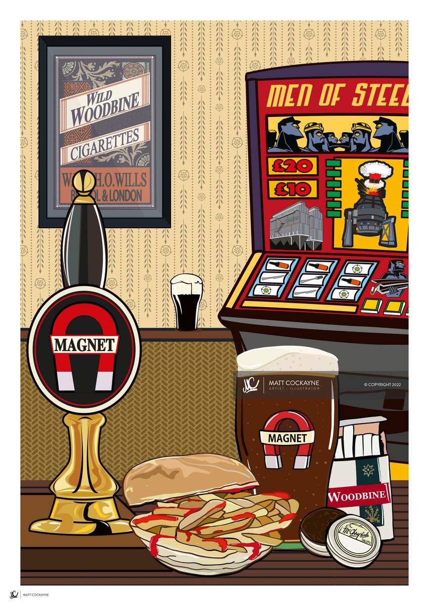 MattCockayneArt's tweet photo. BLADES FANS...

Don't say I never give thee owt.

A3 Like a night out in Sheffield or The Greasy Chip Buttie artworks... 

£10.00 tonight and tomorrow, treat thee sens.

Matt 

https://t.co/AuR3wArLHX

#sufc #sheffieldunited https://t.co/CiLUGcZdgn