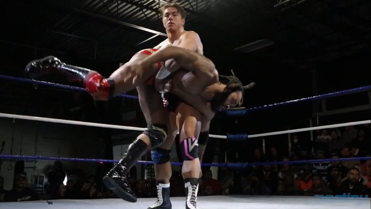 @zak_patterson_w is one of the current best! the future! #DestinyWrestling