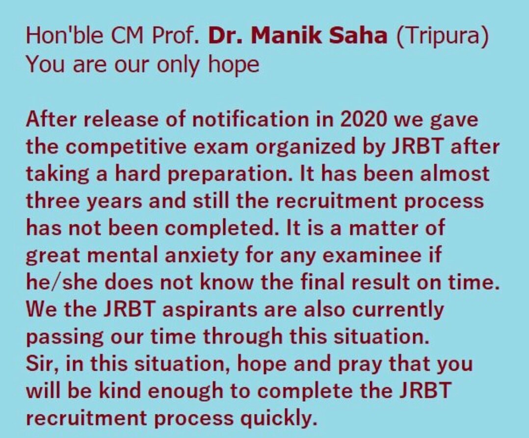 AspirantSOS's tweet photo. Sir তুমি akhon আমাদের ignore korte paro কিন্ত যখন 24000+ JRBT WRITTEN QUALIFIED candidates and tader family members ra BJP k election er somoi ignore korbe ..thokon বুজবেন kemon lge 24000+ candidates and tader family members er kotha ek bar chinto koron ..sobai bjp k vote dislo https://t.co/viaLru5c7E