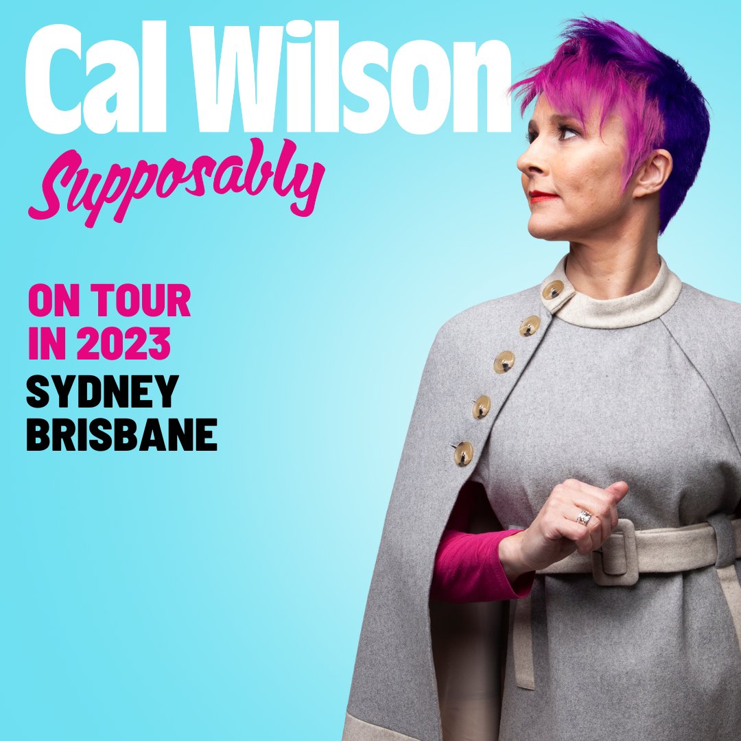 Congrats to Andrea Huelin whose stunning portrait of <a href="/calbo/">Cal Wilson</a> just won the <a href="/ArtGalleryofNSW/">Art Gallery NSW</a> 2023 Packing Room Prize.

If you'd like to see more of this wonderful face, you can catch Cal on tour at <a href="/Syd_Comedy_Fest/">SydneyComedyFestival</a> and <a href="/BrisComedyFest/">Brisbane Comedy Festival</a>. Tickets are selling fast, book yours today!