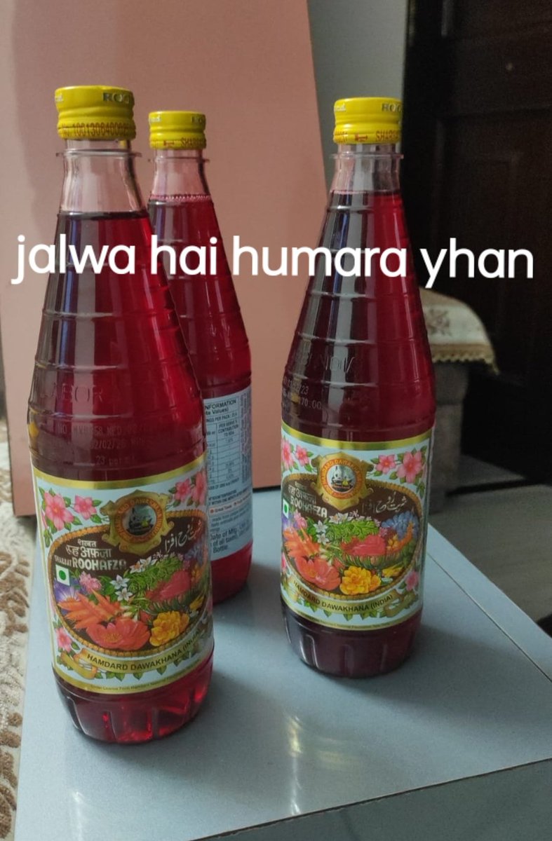 krishnaeyee's tweet photo. During summer Ruh - afza be like https://t.co/epaqugER1r