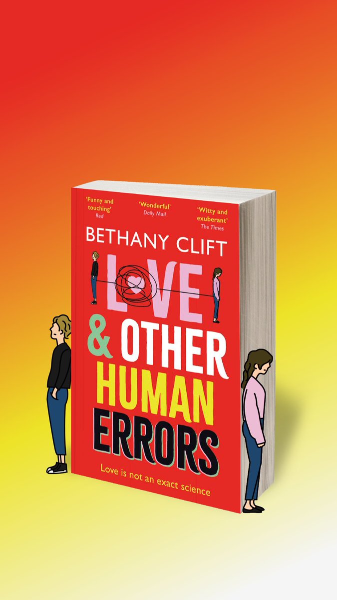 Happy Paperback Publication Day to the fabulous #LoveAndOtherHumanErrors by @Beth_Clift - if you missed my review the other day you can read about how much I loved it over on Instagram:

instagram.com/p/CrbczKHLLTY/

@Tr4cyF3nt0n #LAOHE @HodderFiction