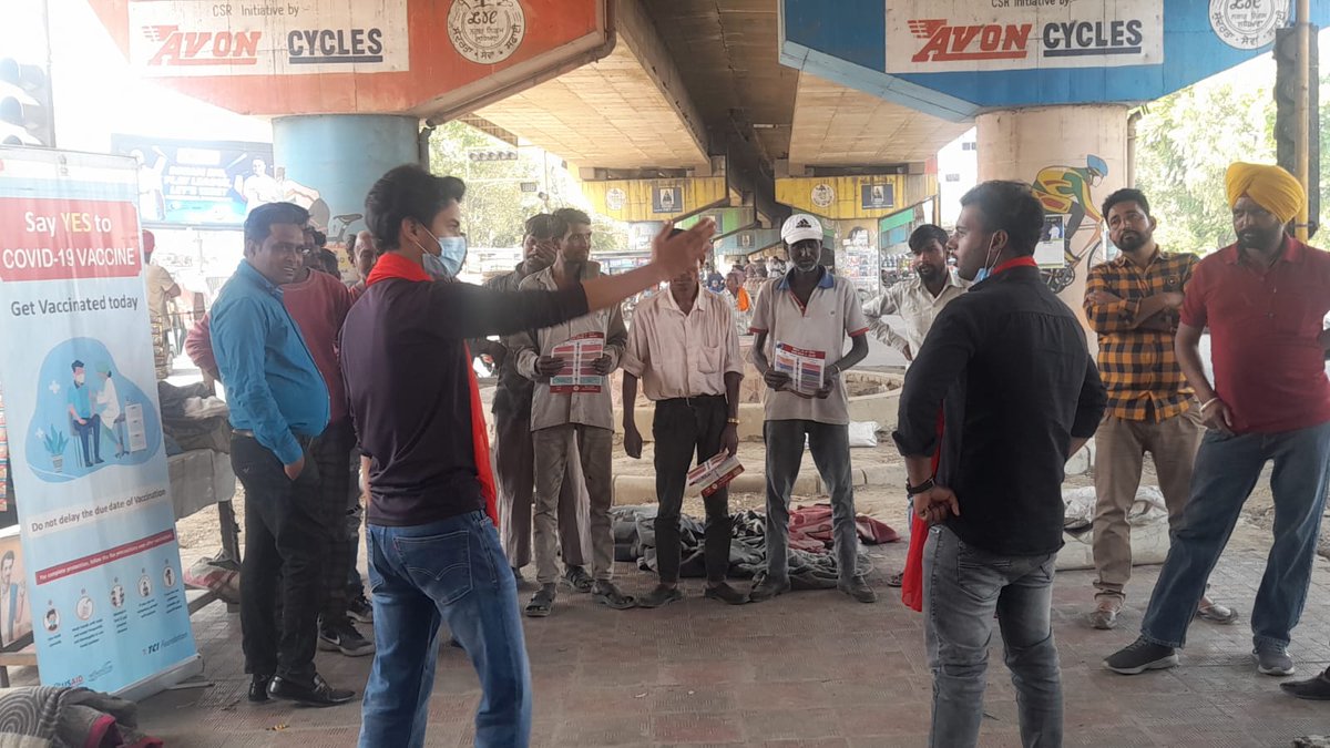 tcifindia's tweet photo. Street play being conducted at different places in Ludhiana with an aim to target the vulnerable population to spread covid 19 awareness and prevention
@USAID_MOMENTUM 
@MoHFW_INDIA 
@JSIhealth 
@PunjabDOHFW https://t.co/RyupVZPVKO