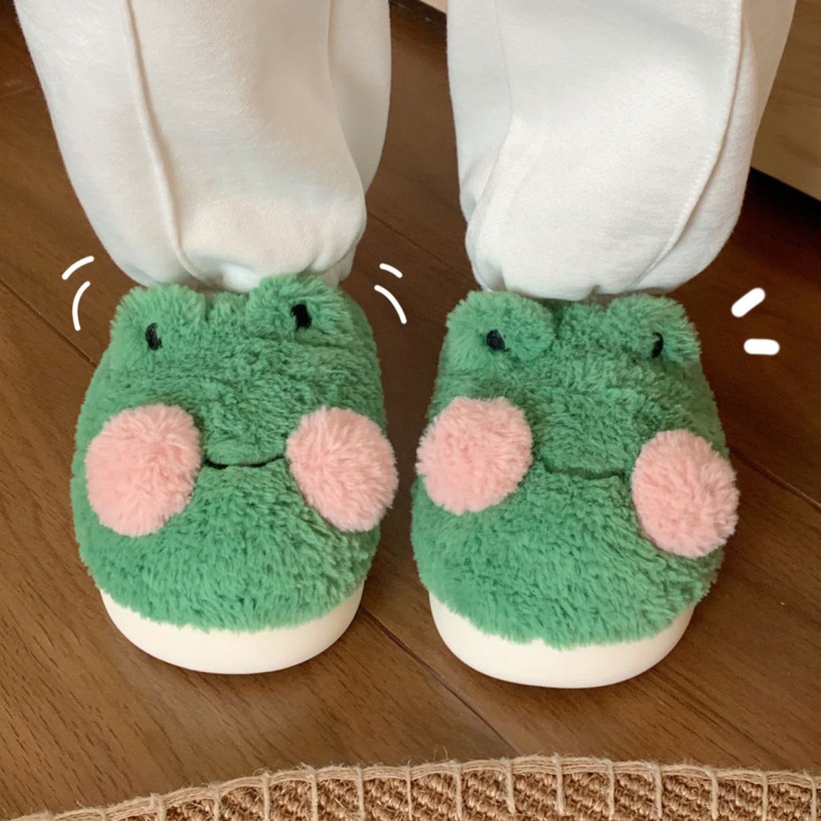 bread_vt's tweet photo. frog 🐸 slippers ?? https://t.co/eC7n0ejnNJ