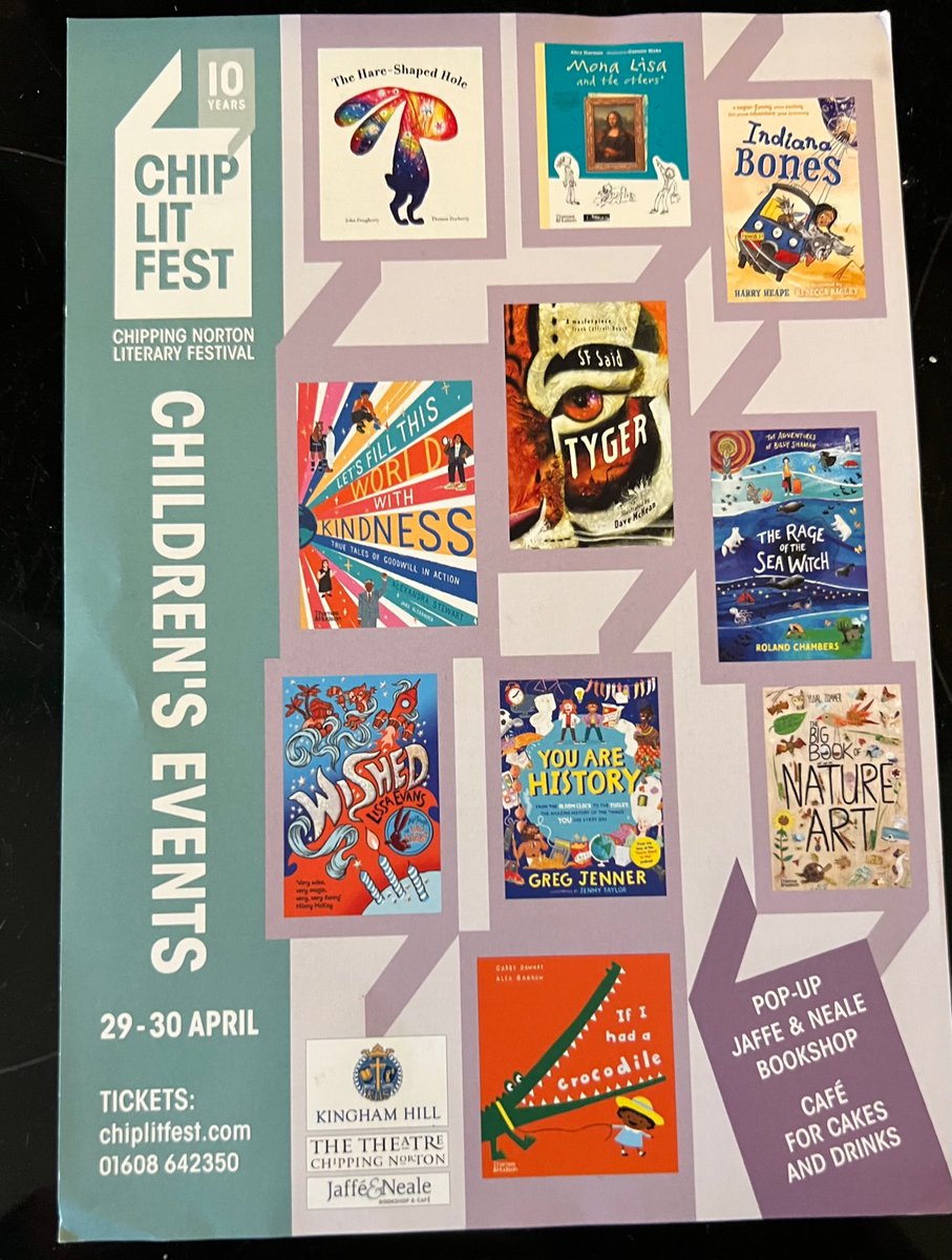 📢 SOLD OUT ALERT 📢 <a href="/AStewart_Writes/">alexandra stewart 💙💛</a>' Let's Fill This World with Kindness event has now sold out. 

We've got tons of other brilliant events for 6+ all weekend inc @greg_jenner <a href="/LissaKEvans/">Lissa Evans</a> <a href="/whatSFSaid/">SF Said</a> <a href="/alicekharman/">Alice Harman (she/her) - Children’s author</a> <a href="/RolyChambers/">Roland Chambers</a> and @HarryHeapeBooks chiplitfest.com/events/?q=chil…