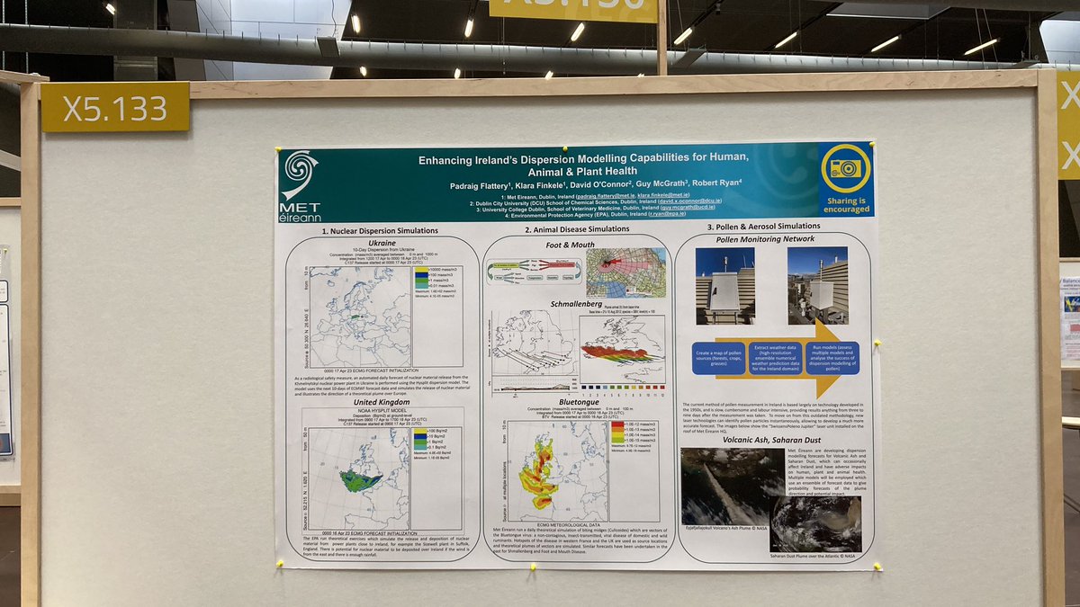Padraig Flattery (@padraigflattery) on Twitter photo Come see <a href="/MetEireann/">Met Éireann</a>, <a href="/EPAIreland/">EPA Ireland</a> and more at the poster session today at #EGU23, session starts at 1600, poster there all day. #EGU Come see <a href="/MetEireann/">Met Éireann</a>, <a href="/EPAIreland/">EPA Ireland</a> and more at the poster session today at #EGU23, session starts at 1600, poster there all day. #EGU