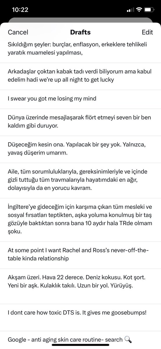 misssumrulive's tweet photo. Taslaklarımdan 2022 update çıktı 😬 https://t.co/8zi3jJH4hg