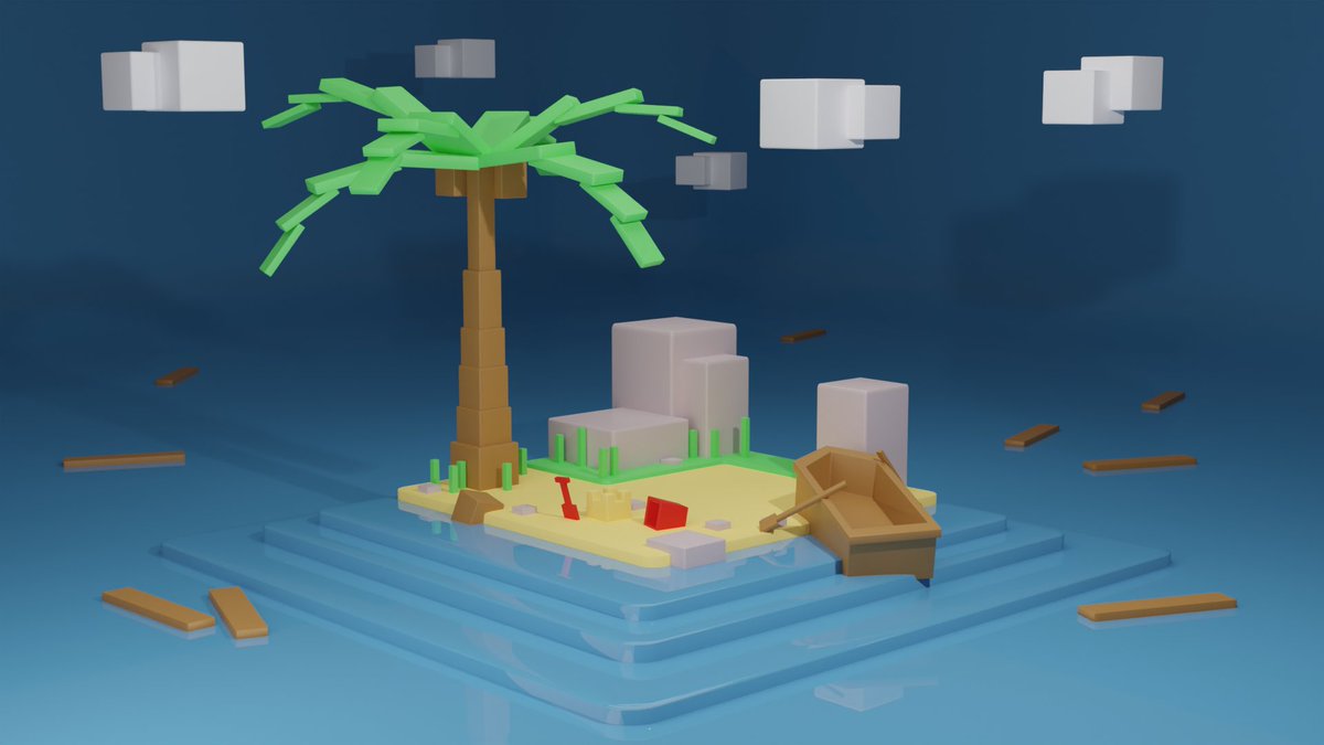 eonwilsun's tweet photo. Little Poly Island :)
#beachlife #beach #islandlife #island #islandescape #lowpoly #lowpolyart #lowpolydesign
#blenderbuild #blendercommunity #blenderrender #blender3d #blender #blenderart #blenderartist #blenderartists #blenderartwork #3d #b3d #3dart #3dartist #3dartwork https://t.co/in2BVKraL7