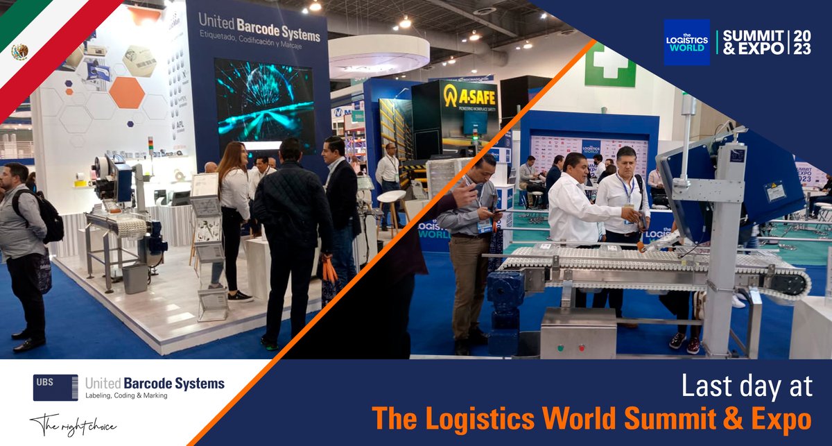 UBS_Code's tweet image. Do you want to visit us at #TheLogisticsWorld Summit &amp;amp; Expo? Today is the last day we will be at this exhibition showing our solutions, see you at booth #628!

📍Booth #628
📲 ubscode.com/en-ww/news/128…
#LogisticsWorld #Expo #logistics #ProductionLine #ubscode