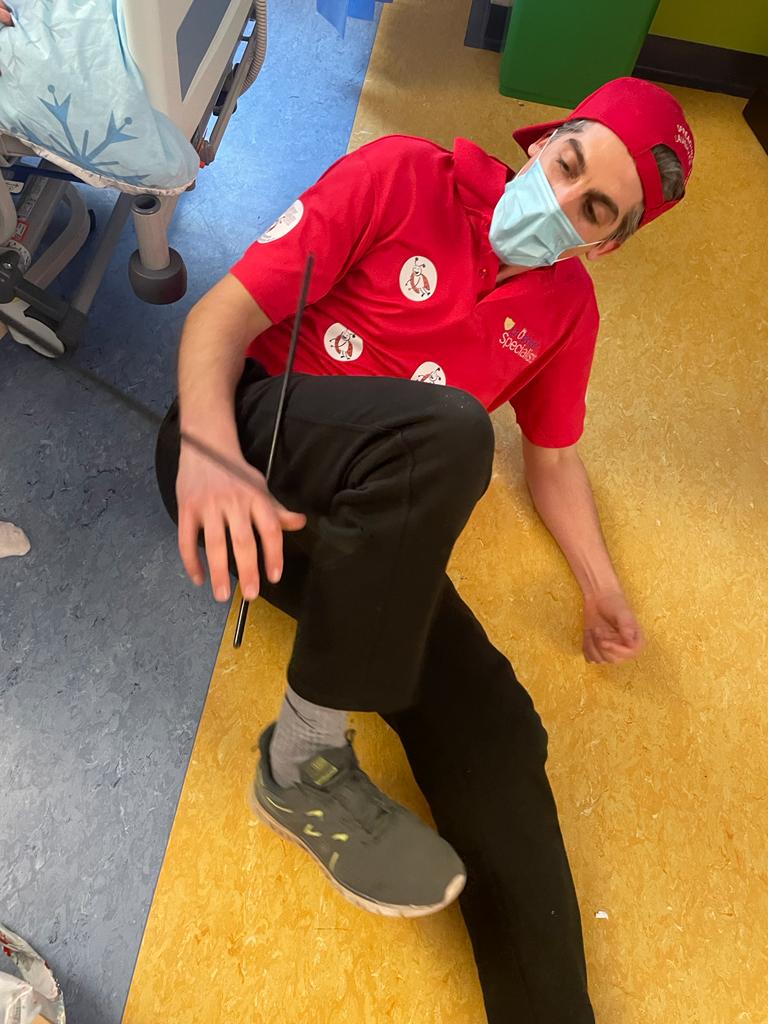 Our new Laughter Specialists 'Tricky Nicky', as he is now well known, is settling into his new role well. He has had the children in fits of giggles at Addenbrookes & Colchester Hospitals this week. #laughter #giggles #smile #hospital #bestmedicine