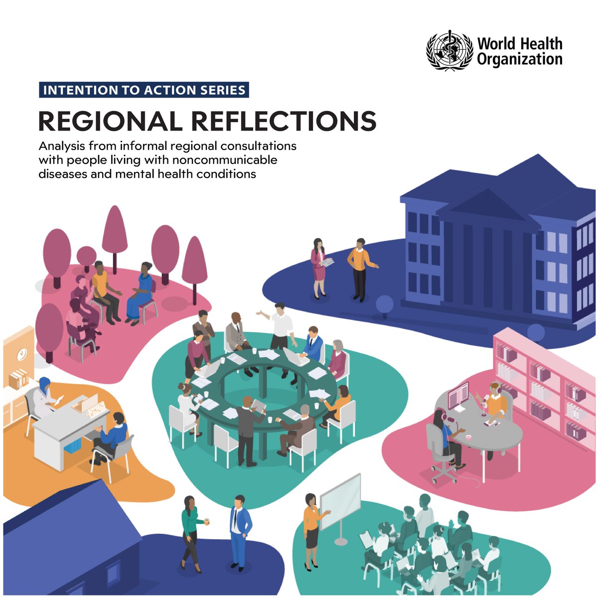 Last year, @WHO conducted informal consultations with individuals with #livedexperience across the 6 WHO regions. Read the consensus across regions alongside important regional priorities: who.int/publications/i… #GlobalHealth #NCDs #MentalHealth #ActonNCDs #PeoplePower