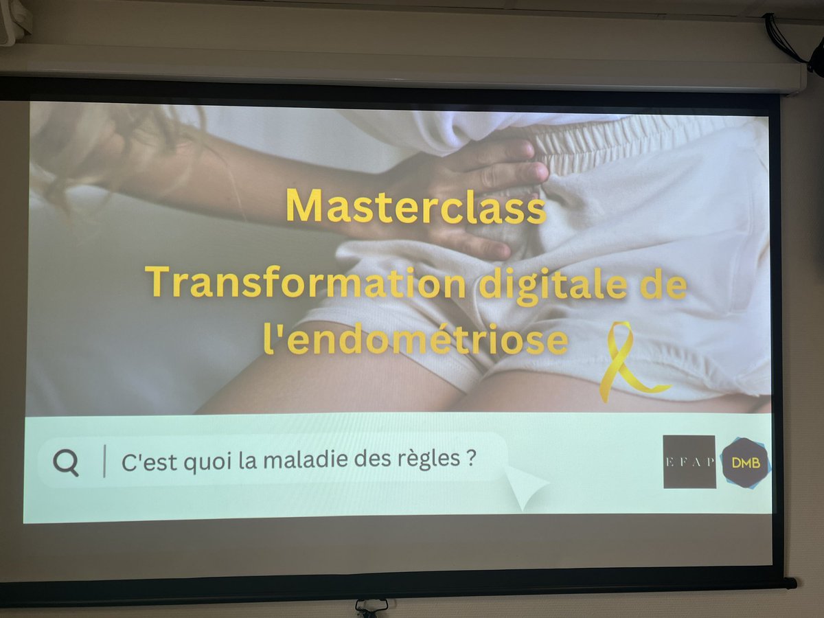 wtaranoff's tweet photo. 🚀Quelques minutes avant le démarrage de la #Masterclass de la #TransfoNum de l’ #endometriose par @togetherendo du @MBADMB de l’@EFAP_ avec le @HUBInstitute 
@ArnaultChatel @VincentMontet 
 #MBADMB #togetherendo https://t.co/WfIzyu6kmh
