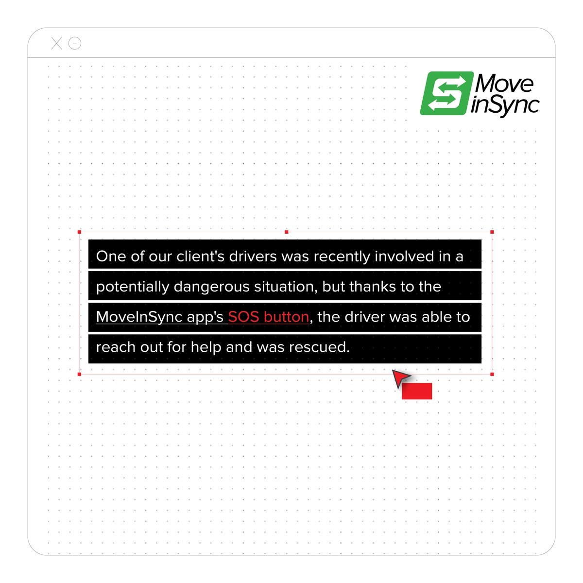 moveinsync_mis's tweet photo. At @moveinsync_mis, client employee and driver partner safety is a top priority. We continually improve safety features for reliable assistance. We are proud to work with safety-focused clients.
#MoveInSync #SafetyFirst #SOSAlert #DriverSafety https://t.co/lcgHzwPS97