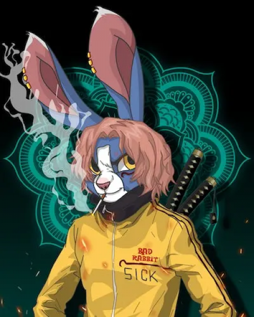 BRG_strmnft's tweet photo. New NFTs Bad Rabbit Gang #126

Are You a BADASS.??? if you are you'r one of us the "BAD RABBIT GANG" 

Link buy:
https://t.co/5HQQEdRFSG

More Collections:
https://t.co/JlD74Zluos

#BRGTeam #BRG #BadRabbitGang #STRMNFT #STRM #STRMfamily #NFTs #NFT #NFTCommunity https://t.co/IYFwdScO6t