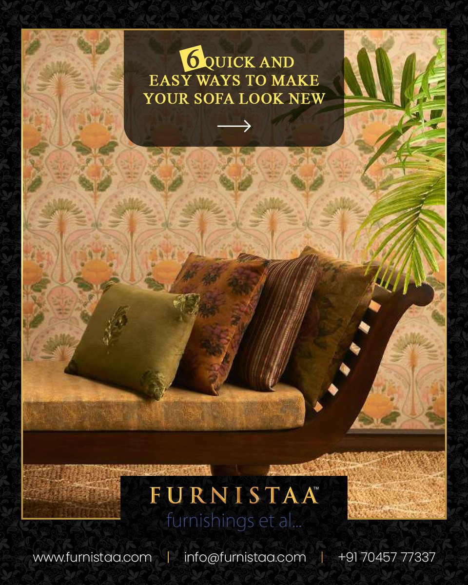 Revamp Your Sofa🛋️: 6 Simple and Fast Tricks to Make it Look Brand 🆕!

Browse the blog: furnistaa.com/blog/6-quick-a…

#furnistaa #sofamakeover #easytips #refreshyourspace #sofainspiration #blog #DIYblog #upcyclingideas #fabricstore #furnishingfabrics #architecture #interiordesign