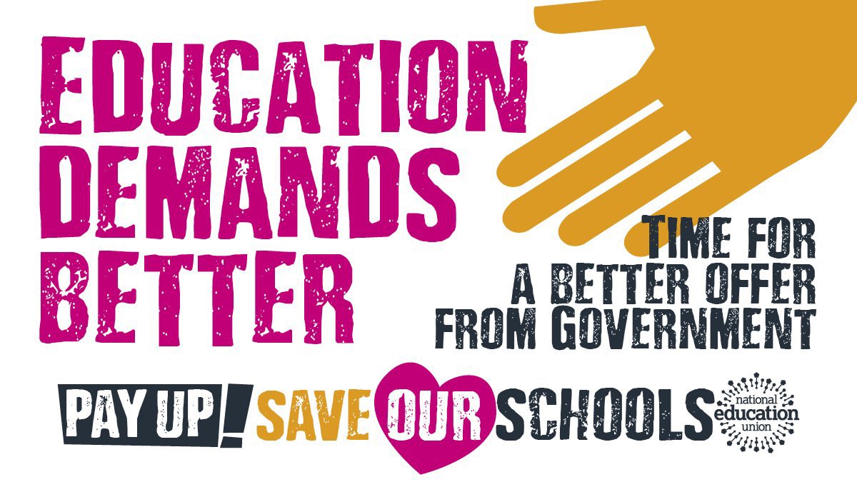MissGreenBSJS's tweet image. Education demands better, and our children deserve better! #PayUp #SaveOurSchools #neu #strikeday