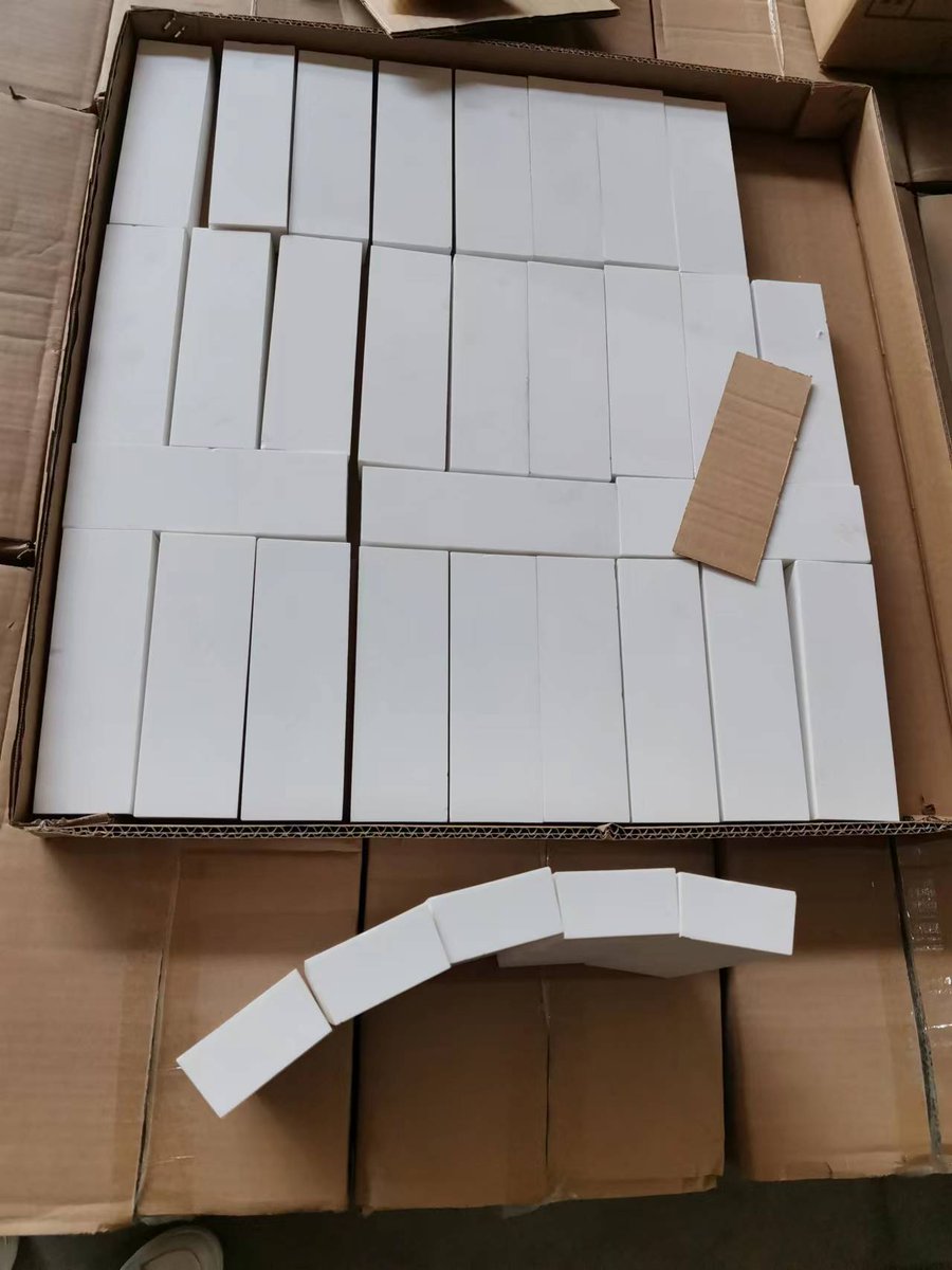 Alumina ceramic tiles are available in different sizes and thicknesses, allowing for customization to specific pipeline sizes and designs. They are typically installed using adhesive bonding methods, which ensure a tight seal and prevent leakage. #wear #abrasion #ceramic