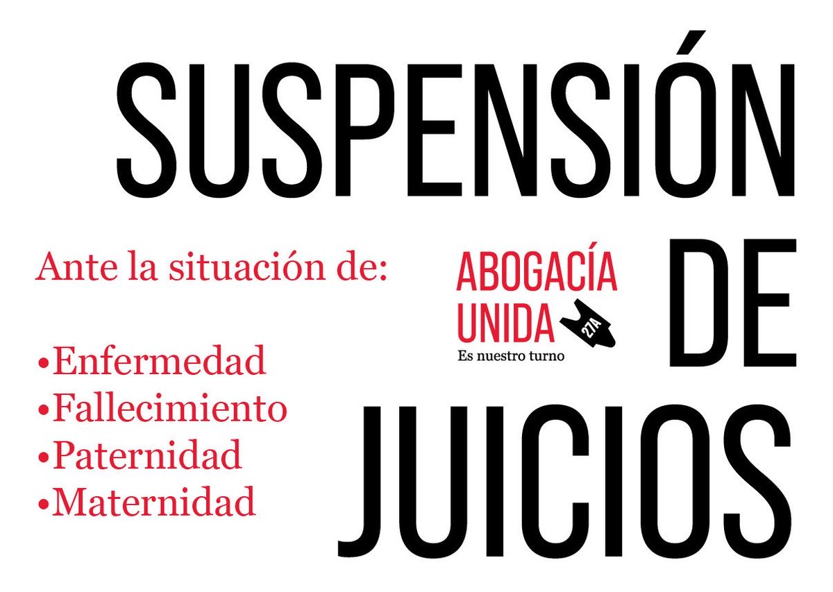 ConcDelToro's tweet photo. Derechos básicos que los abogados no tenemos.
Por eso y más #MareaNegra #EsNuestroTurno #AbogacíaUnida https://t.co/F0LnwFifmT