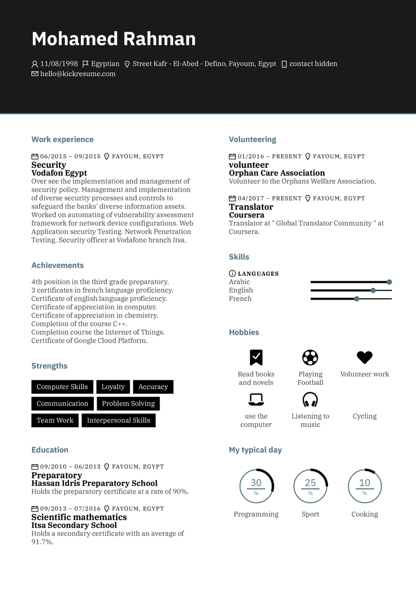 Kickresume's tweet photo. Learn to write your resume by reworking this @IBM  Software Engineer #resumeexample. 

This #resume helped someone secure their position at IBM. Use it to your advantage... https://t.co/8YN1KkjHYn