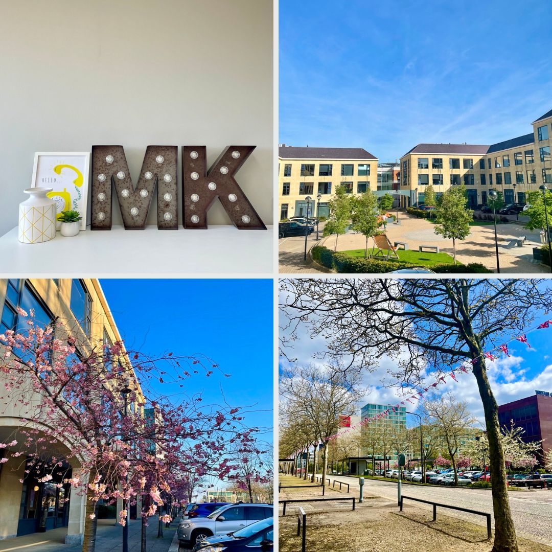 Happy #LoveMK day, we're proud to be based in the heart of the city and thought we would share some of our favourite pictures from around the office 🌸☀️
 
#Miltonkeynes #MKBusiness