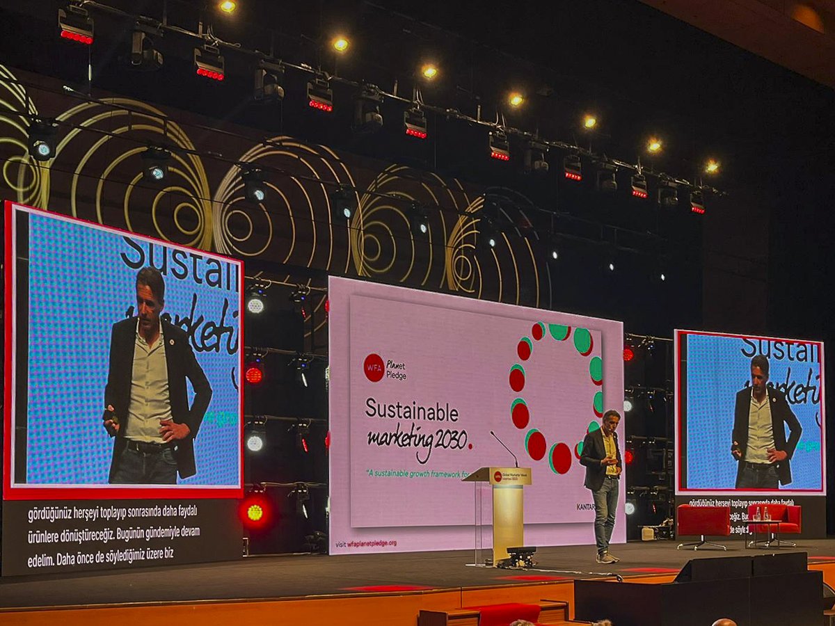 About the Sustainable Marketing 20230 research we just published together with @Kantar: "This is about embracing the values that people cherish and the future they envisage. We need to create an equal path for business, planet and people." <a href="/Stephan_Lo/">Stephan Loerke</a> #GMW23 #Sustainability
