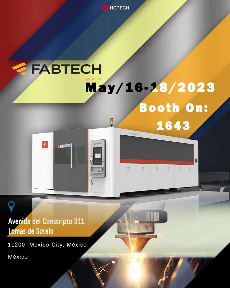 HGTECH_HGLaser's tweet photo. This May, let #HGTECH take you on a global tour! Multiple overseas exhibitions on metal processing, machinery manufacturing, and a variety of star products and solutions are waiting for you! Follow HGTECH's travel guide and register early to secure the most exciting exhibitions! https://t.co/QBsHYiQSth