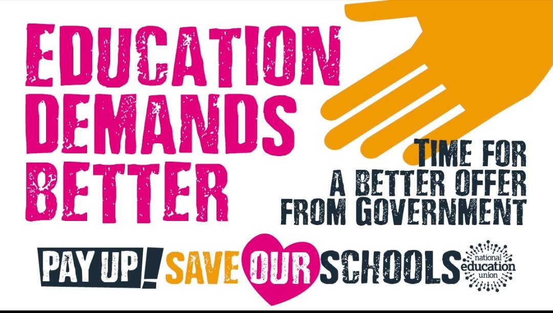 Miss_Elliott90's tweet image. Education demands better, and our children deserve better! #PayUp #SaveOurSchools #neu #strikeday