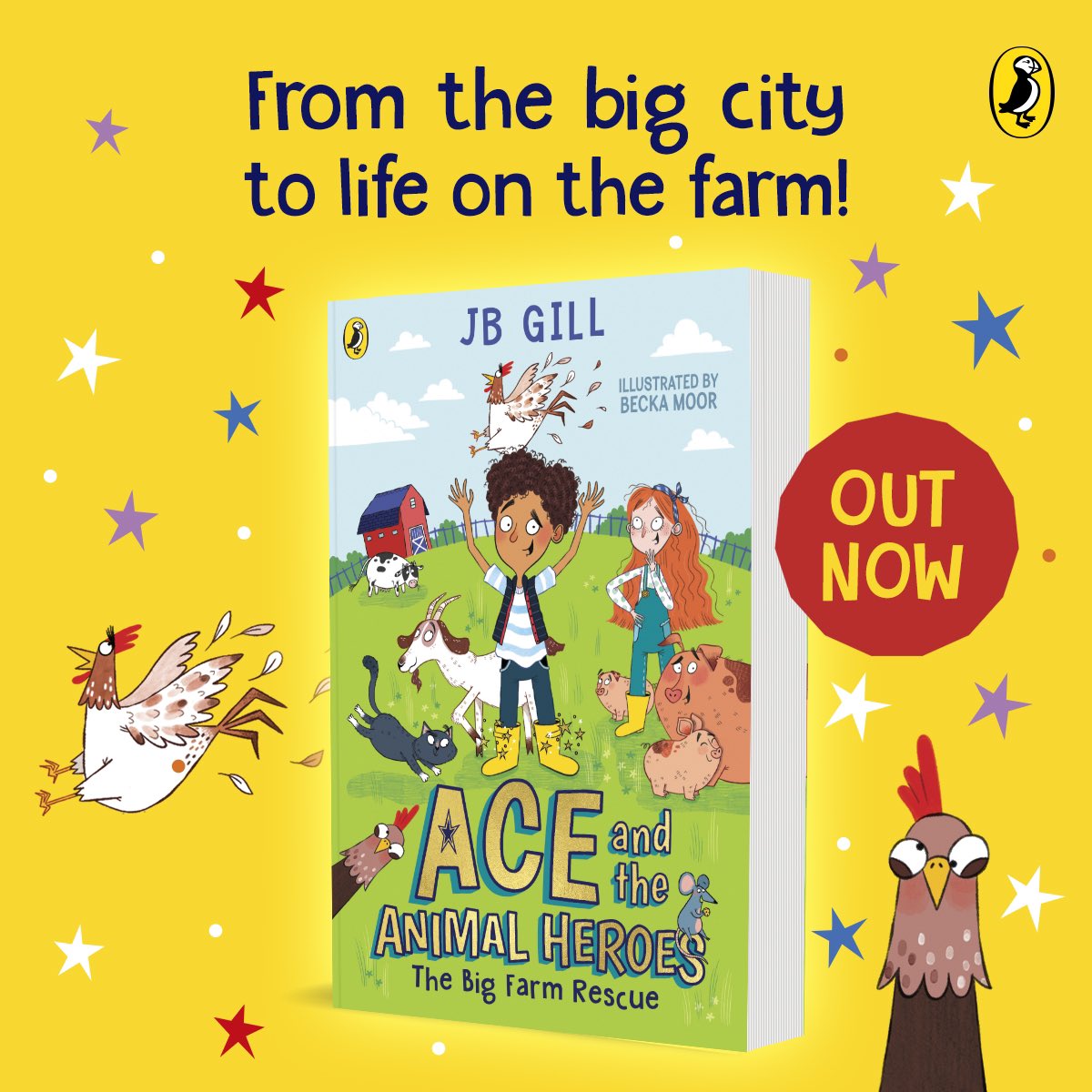 It’s Publication Day!! Excited for you all to receive you copies of #AceAndTheAnimalHeroes ‘The Big Farm Rescue’ 🎉 Can’t wait for you to get stuck into the muck & magic of the farm!! ✨📖