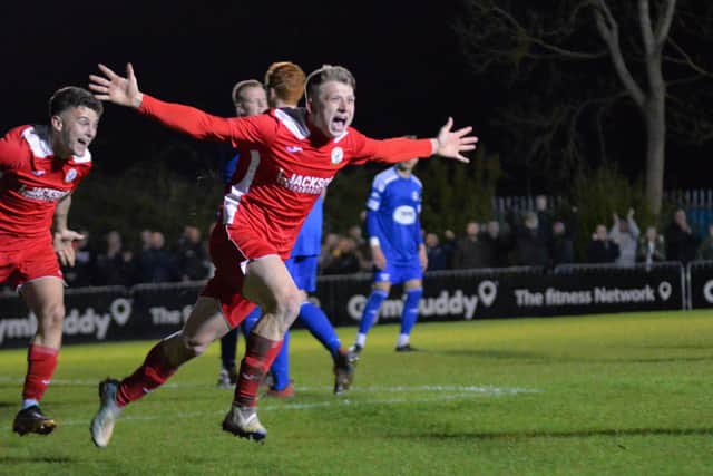 Horndean_FC's tweet image. 🎥 The Title Winning Moment

Relive Willett’s 95th minute winner from Tuesday night which sealed the Wessex Premier title for Horndean!

🔴⚪️ #UpTheDeans #Championes